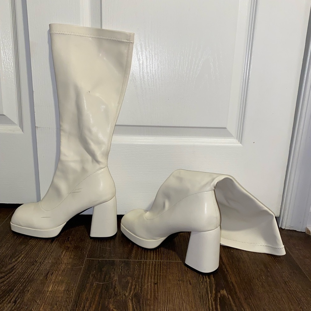White boots